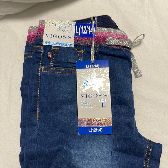 Vigoss Youth Girls Bermuda Short, Dark Blue Brand New - Picture 3 of 3